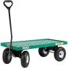 Farm Tuff Plastic Deck Wagon With Pneumatic Tires