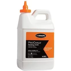 Keson ProChalk Rank 2 High-Visibility Orange Marking Chalk, 3 Pounds