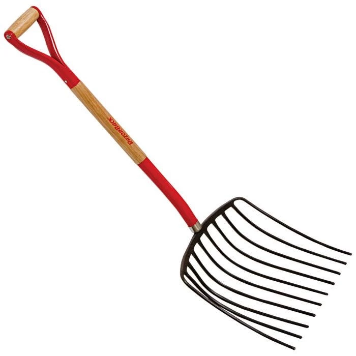 10-Tine Razor-Back® Forged Steel Scoop Fork, 30-inch D-Grip Handle 1 10-Tine Razor-Back® Forged Steel Scoop Fork, 30-inch D-Grip Handle