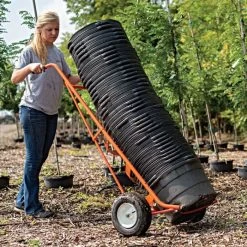 Leonard Ball Carts With Curved Lift, Pneumatic Tires -Garden And Outdoor Store 15cc 12