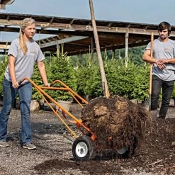 Leonard Ball Carts With Curved Lift, Pneumatic Tires -Garden And Outdoor Store 15cc 6