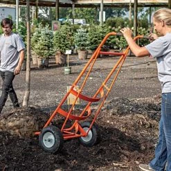 Leonard Ball Carts With Curved Lift, Pneumatic Tires -Garden And Outdoor Store 15cc 7