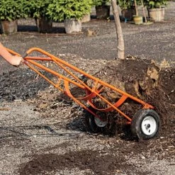 Leonard Ball Carts With Curved Lift, Pneumatic Tires -Garden And Outdoor Store 15cc 8