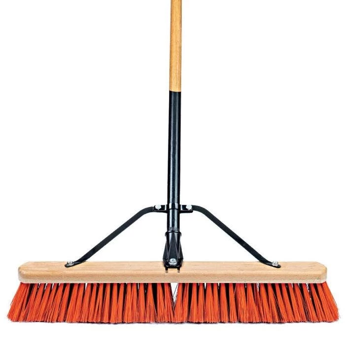 Leonard Dual Bristle Push Broom, 30-Inch Wide Block 2 Leonard Dual Bristle Push Broom, 30-Inch Wide Block - Image 2