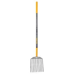 10-Tine Ames Ensilage Fork, 48-inch Straight Handle