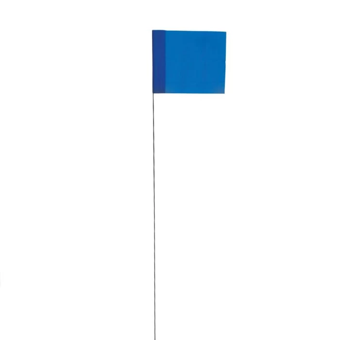 Vinyl Marking Flags, Blue, 3-1/2-Inch X 2-1/2-Inch 1 Vinyl Marking Flags, Blue, 3-1/2-Inch X 2-1/2-Inch