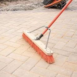 Leonard Fine-Bristle Push Broom, 30-Inch Wide Block With Steel Handle -Garden And Outdoor Store 2830 3