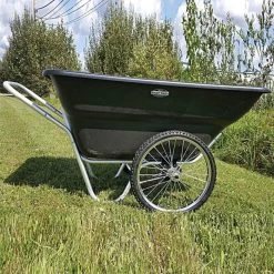 Muller's Original Smart Cart, Black 12 Cu. Ft. Tray With 20" Spoke Wheels