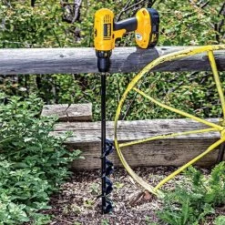 Auger, 3in Diameter, 1/2 Hex Drive, 24in With 12 In Flight -Garden And Outdoor Store 324h 3