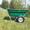 Muller's Original Smart Cart, Green 7 Cu. Ft. Tray With 16" Flat Free Wheels