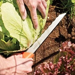 Leonard Wavy Edge Stainless Steel Cut-All Knife, 8-Inch Blade -Garden And Outdoor Store 4041t 4