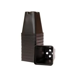 T.O. Plastics 3.25" Deep Square Pot, SVD-325, Bundle Of 450