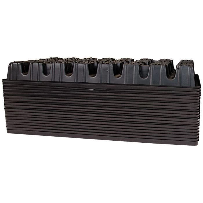 T.O. Plastics Carrying Tray, 250 Press Fill, Bundle Of 100 Trays 2 T.O. Plastics Carrying Tray, 250 Press Fill, Bundle Of 100 Trays - Image 2