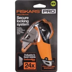Fiskars Pro Folding Utility Knife -Garden And Outdoor Store 770030 3