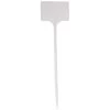 White Plastic Pot Stakes, 4-1/2 Inches X 17 Inches, Pack Of 10
