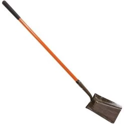 Leonard Forged Square-Point Shovel With 48-Inch Fiberglass Handle