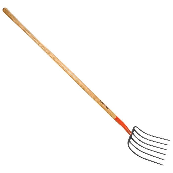 Leonard 6 Tine Forged Steel Manure Forks 1 Leonard 6 Tine Forged Steel Manure Forks