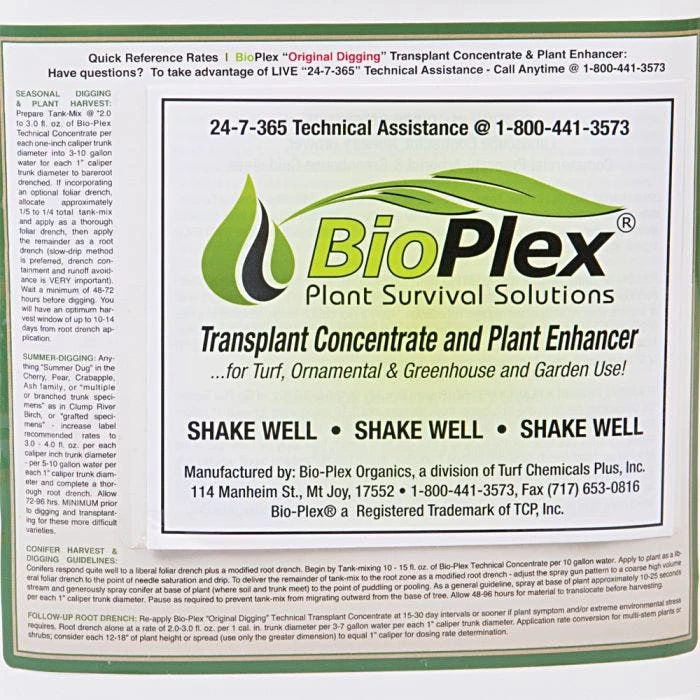 Transplant Concentrate & Plant Enhancer, 6 Gallon Drum 1 Transplant Concentrate & Plant Enhancer, 6 Gallon Drum