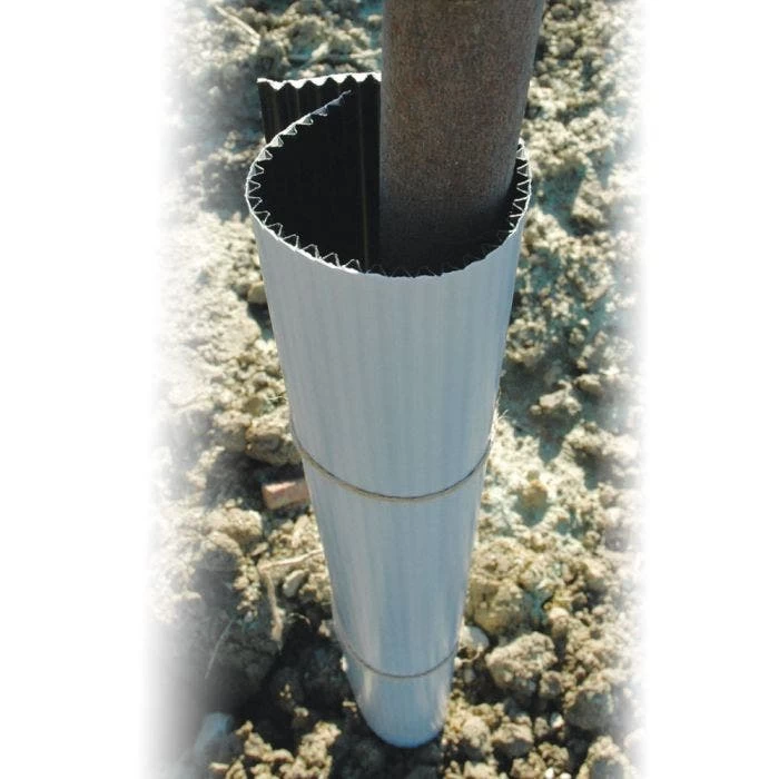 Tree Guard Corrugated Plastic Black White 24in X 8in 3 Tree Guard Corrugated Plastic Black White 24in X 8in - Image 3