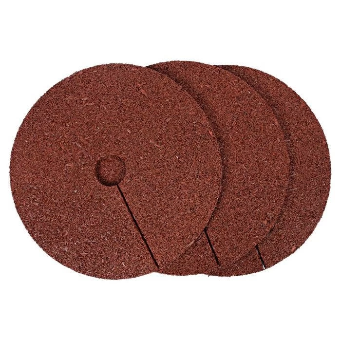 Rubberific® Tree Rings 24in, Red, Box Of 3 1 Rubberific® Tree Rings 24in, Red, Box Of 3