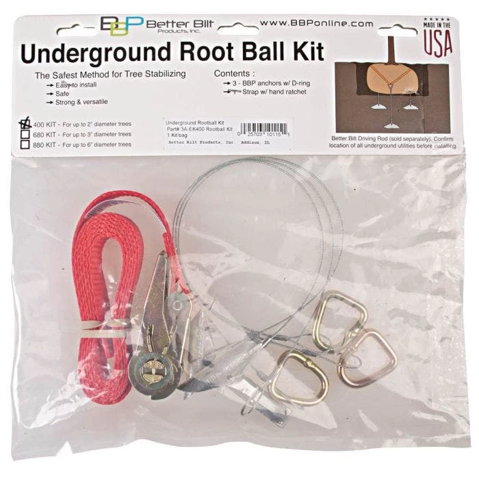 Underground Root Ball Support Kit, 2-Inch Diameter 2 Underground Root Ball Support Kit, 2-Inch Diameter - Image 2