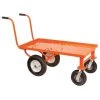 Leonard Push-Style 4-Wheeled Nursery Cart With 2-Foot X 4-Foot Deck And Flat-Free Tires