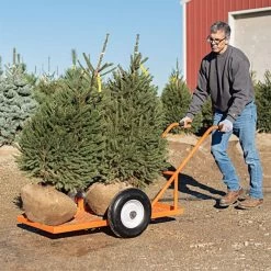 Leonard Flatbed 2-Wheel Nursery Cart, 2ft X 4ft Low Deck, 850 Lb Capacity -Garden And Outdoor Store f2448lw 7 1