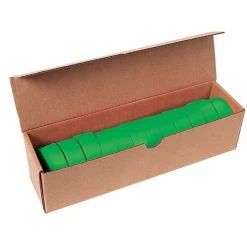 Glo-Green Fluorescent Tagging Tape, Box Of 12 Rolls