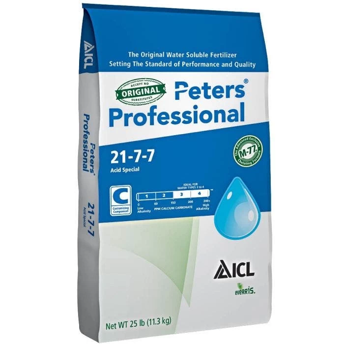 Peters Professional Acid Special Fertilizer, 21-7-7 1 Peters Professional Acid Special Fertilizer, 21-7-7