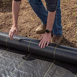 3.2oz. Premium Woven Ground Cover 6ft X 300ft -Garden And Outdoor Store gc123 live rolling 5.2.23 1 2