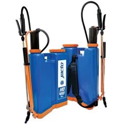 Jacto 4 Gallon Backpack Sprayer With Poly Piston Pump, Blue -Garden And Outdoor Store hd400bl 2