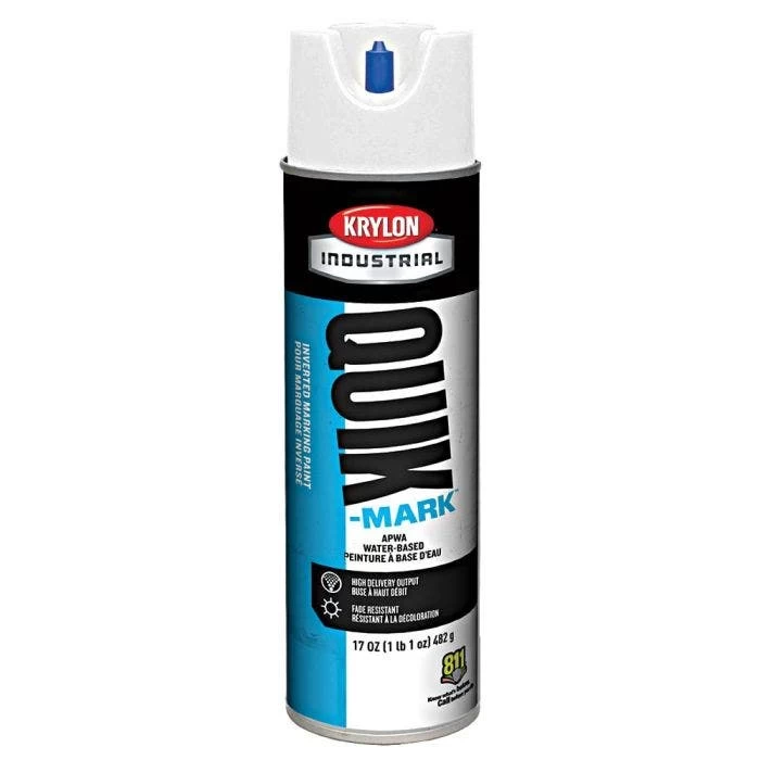Krylon Quik Mark Paints, White 1 Krylon Quik Mark Paints, White