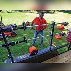 Channel Style Lockable Trimer Racks, 3 Trimmers 7 Channel Style Lockable Trimer Racks, 3 Trimmers -Garden And Outdoor Store lt13 live 1