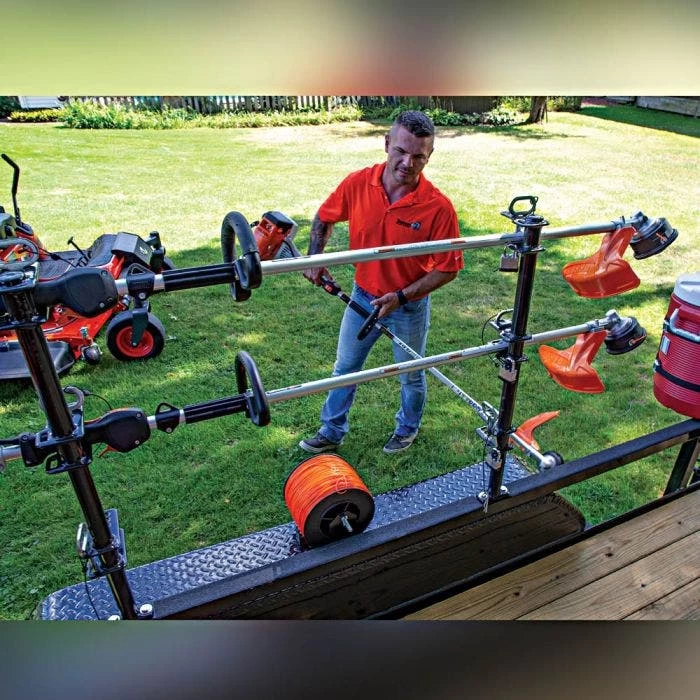 Channel Style Lockable Trimer Racks, 3 Trimmers 4 Channel Style Lockable Trimer Racks, 3 Trimmers - Image 4