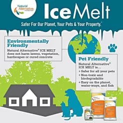 Natural Alternative; Ice Melter, 20-Pound Bag 5 Natural Alternative; Ice Melter, 20-Pound Bag -Garden And Outdoor Store nalt 20 2 1