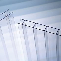 Polycarbonate Panel 8mm Twin Wall, Clear, 6' X 12'