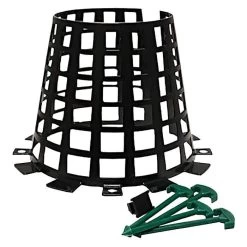 Plant Knight Plant And Tree Guard -Black - 3 Pack
