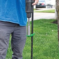 Jameson 3/4" Hammer Drill Ground Rod Driver -Garden And Outdoor Store rd0034 live vert mid 1