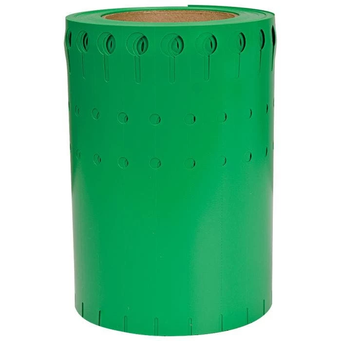 Slip 'N Lock Loop Lock Vinyl Labels 5/8in X 7in 1000/Roll Green 2 Slip 'N Lock Loop Lock Vinyl Labels 5/8in X 7in 1000/Roll Green - Image 2