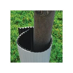 Tree Guard Corrugated Plastic Black White 24in X 8in 10 Tree Guard Corrugated Plastic Black White 24in X 8in -Garden And Outdoor Store vp cptg 5