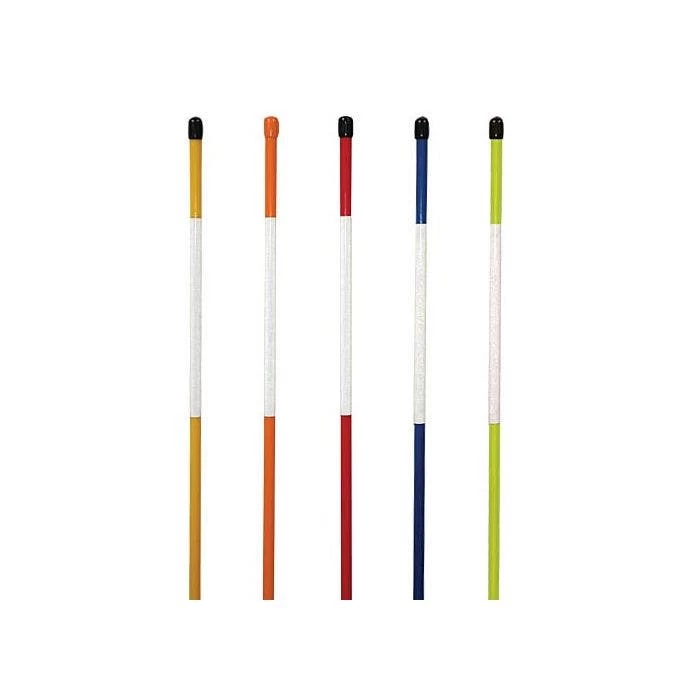 Reflective Fiberglass 4 Ft Marking Stakes, Bundle Of 25 1 Reflective Fiberglass 4 Ft Marking Stakes, Bundle Of 25
