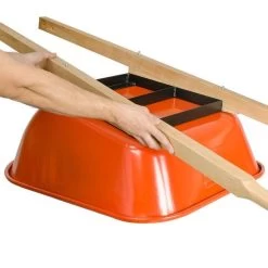 Leonard 6 Cubic Foot Capacity Steel Tray Wheelbarrow With Flat Free Tire 14 Leonard 6 Cubic Foot Capacity Steel Tray Wheelbarrow With Flat Free Tire -Garden And Outdoor Store wbst6 3 1